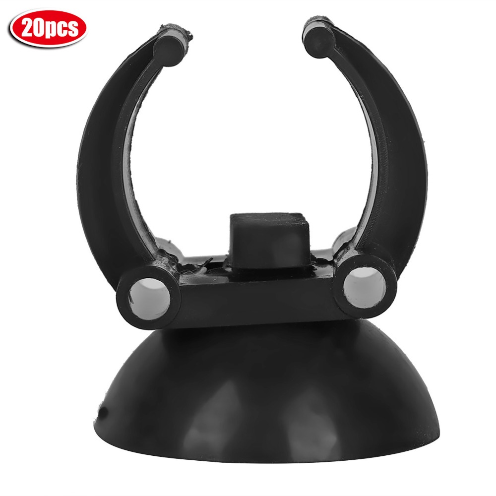 Plastic Pipe Clip - 20-delige set PVC aquarium verwarmingsstaaf clips