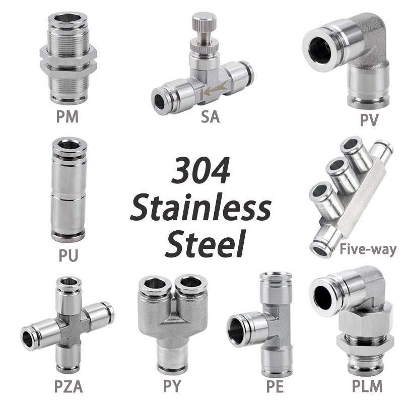 Compression Fitting Brass - PU PE PV PY PZA SA