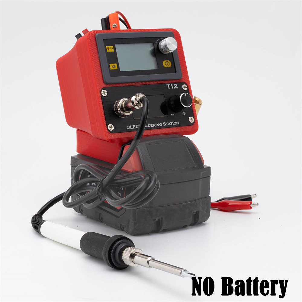 Milwaukee Drill M12 Fuel - 2-in-1 T12 Draadloos Soldeerstation DC-voeding voor