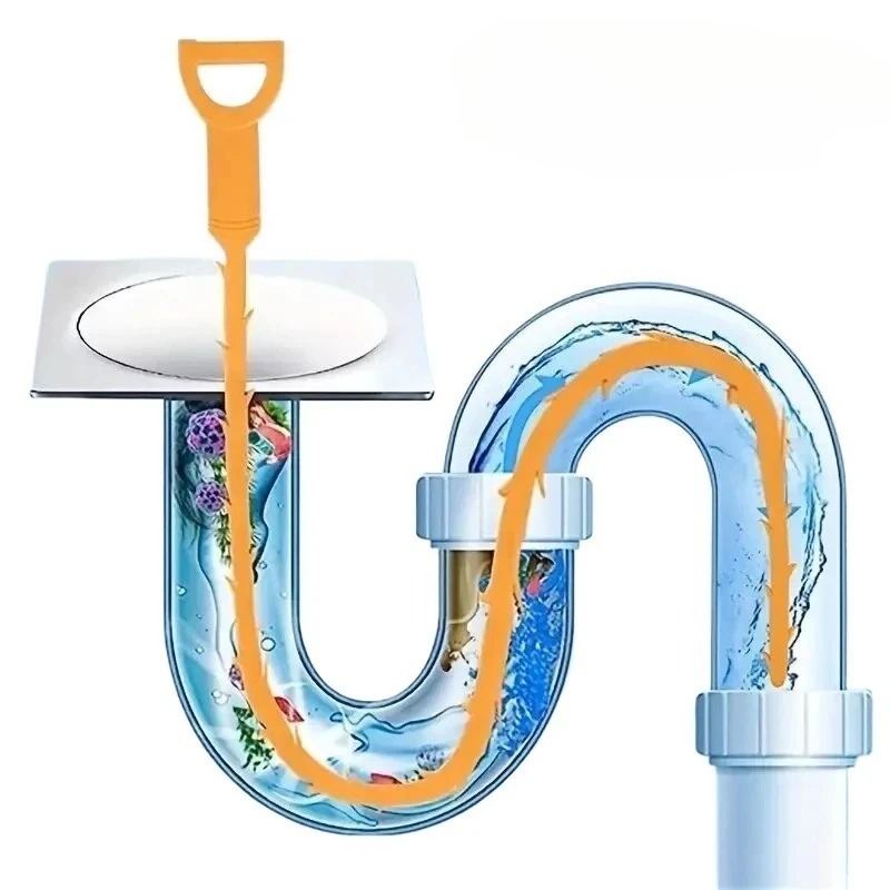Drain Snake Flexible - 1/10 STUKS Afvoer- en rioolreinigingsgereedschap Flexibele