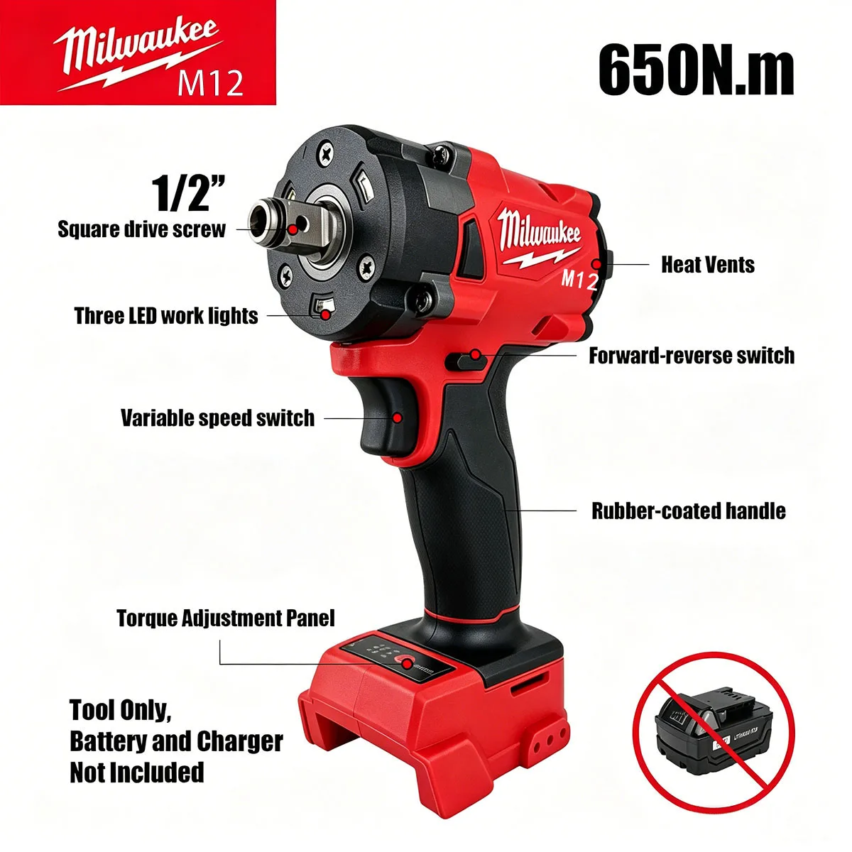 Milwaukee M12 1/2' M18 FUEL Bo - Milwaukee Drill M12 Fuel recensie en prijs