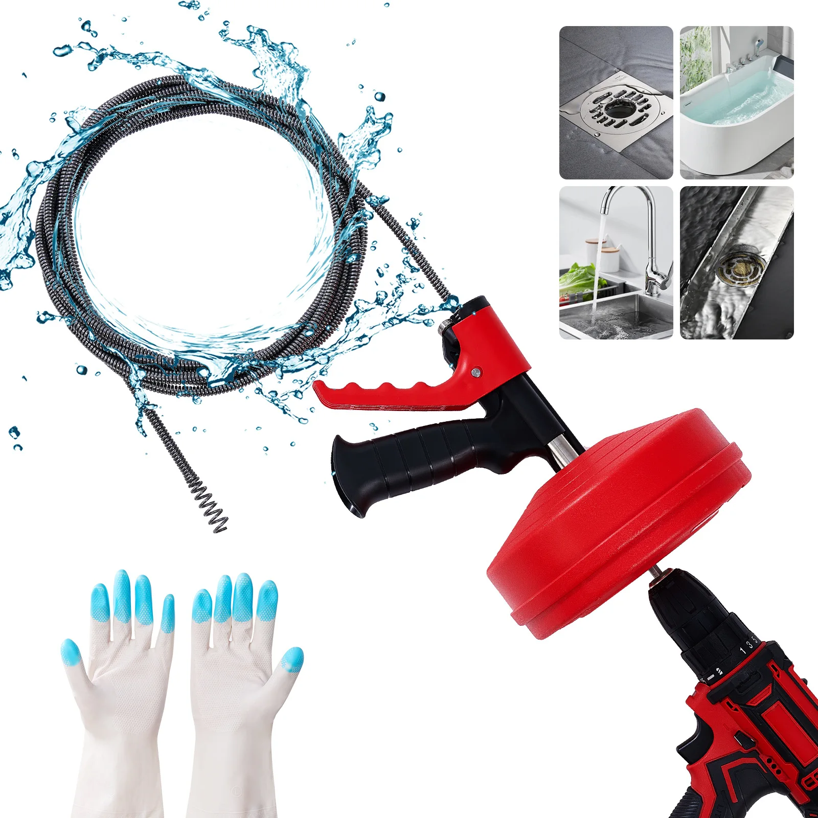 Professionele, flexibele afvoe - Drain Snake Flexible recensie en prijs